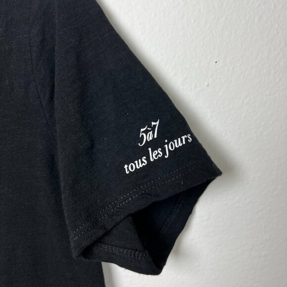 Cinq À Sept Rhinestone Love Letter Heart Tee 100% cotton - Picture 7 of 8